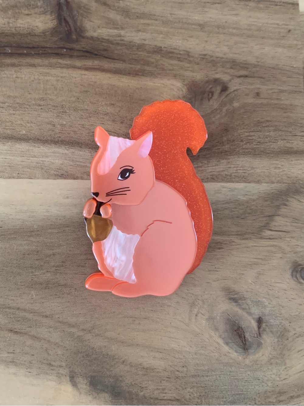 Erstwilder Cheeky Squirrel Brooch animal pin NWOT
